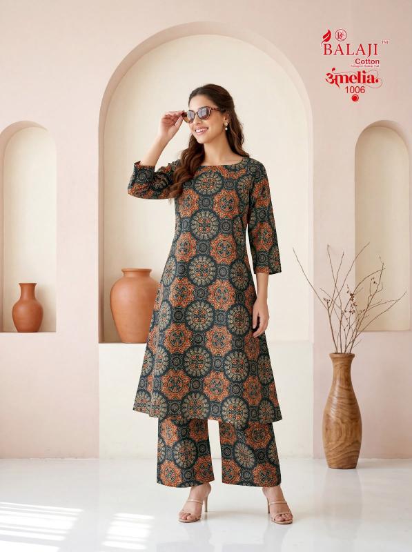Balaji amelia vol-1 sleeveless coord set clothing wholesalers in india